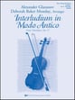 Interludium in Modo Antico Orchestra sheet music cover